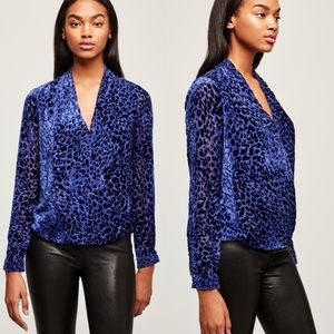 NWOT $425 L'Agence Lydia Blouse XS